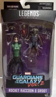 Marvel Legends Rocket Racoon & Groot Mantis BuildAFigure