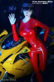 1/6 Scale Female Red Long-sleeved Bodysuit Clothes Model F 12" Female PH JO Body