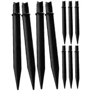 10 Pcs Yard Spike Stake Ground Stakes for Solar Light Lights Outdoor