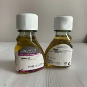 Windsor & Neton Water Mixable Oil Colour Medium Linseed Oil 75ml 2.5 Us Fl Oz