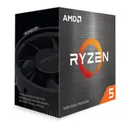 AMD Ryzen 5 5600X Processor with Wraith Stealth CPU Cooler [100-100000065BOX]