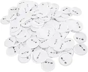 Hisxrcal 100x Button Supplies Picture Photo Buttons 58 Mm Blank Pin Back Button Parts