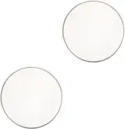 Vaguelly 2pcs Drum Mute Mesh Drum Head Easy Install Replacement Perfect for Beginners