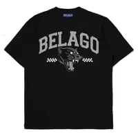 在飛比找蝦皮購物優惠-Belago Apparel T 恤徽標黑豹黑色 T 恤