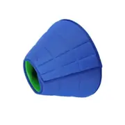 Blue Green Pet Cat Elizabethan Collar Cone Mesh Adjustable