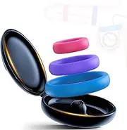 Sex Toys Silicone Penis Ring - Multi-Coloured Cockring Cock Sexual Stimulation Device with 3 Pcs Different Sizes for Erection Enhancing Long Lasting Stronger, Adult Sex Toys for Men or Couple Pleasure
