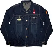 [The Rolling Stones] Denim Jacket Sympathy for the Devil Official Unisex Blue