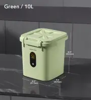 Joybos® Moisture Proof Pet Food Storage Bucket-US Only Green 10L