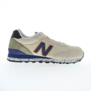 New Balance 515 XML515AT3 Mens Beige Suede Lifestyle Sneakers Shoes 12