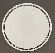 Corelle® Black/White10.25" Dinner Plate Round Dishwasher, microwave safe6-pc Set