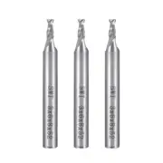 3pcs 6mm Shank 3mm x 8mm Straight End Mill Cutter CNC Router Bits 2 Flute