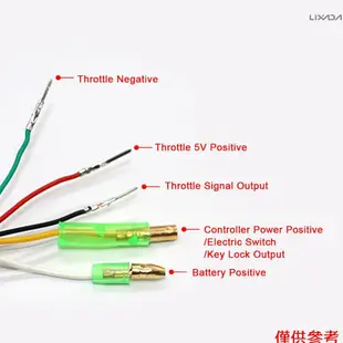 [新品上市]24V/36V/48V 電動自行車扭把油門帶液晶電池顯示電動自行車油門手柄帶電源指示燈[26]