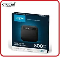 在飛比找樂天市場購物網優惠-Micron 美光 Crucial X6 500G 外接式S