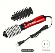 360 Spin Hair Styler Round Brush Hot Air Dryer Curler Rotation Straight Blow Out
