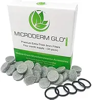 Microderm GLO Mini Premium Extra-Thick 8Mm Filters By (30 Pack) - Medical Grade Microdermabrasion Accessories With Patented Safe3D Technology, Fda Approved, Safe For All Skin Types.