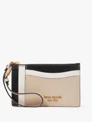Morgan Colorblocked Card Case Wristlet