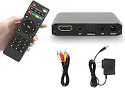 4K Ultra Compact Media Player HDMI, 4K Media Player with 10Bit H.264/h.265 Decoding Support for 4K TV, Projector, and Monitor Display Enhancements, Ultra-HD Multimedia Interface Media Player
