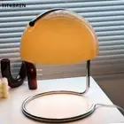 Glass Mushroom Table Lamp Modern Bedroom Bedside Reading Desk Lamps Night Light