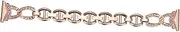 [RORPOIR] Strap Adjustable Watch Strap Relojes Inteligentes Para Mujer Band Watches Diamond Strap Crystals Bracelet Vintage Watch Inteligente Alloy Silver