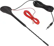 Universal FM Am Car Radio Antenna, with Built in Amplifier Which Will Boost The Am and FM Signal Fast Transmission, Easy Installation, Small and Practical, Suitable for Most Cars