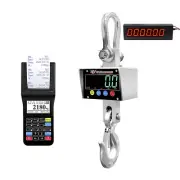 Outdoor Safe Stainless Steel 6,000 lb Crane Scale Digital Display 3" Scoreboard