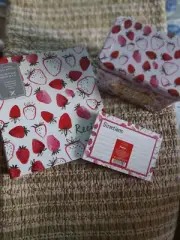 Lang ~ Strawberry Fields Pkt Page Recipe Book ~ Extra Cards ~ Recipe Tin ~ NEW