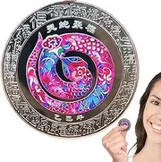 2025 Year of the Snake Coin, Chinese New Year Coin, Small Souvenir Coin Collectable, Good Luck Challenge Coin, Decorative Lucky Coin 2025, Coin as Memorial