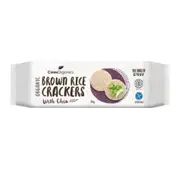 Organic Ceres Organics Brown Rice Crackers with Chia – Fresh, healthy organic delivery | Doorstep Organics