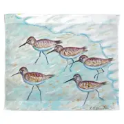 Betsy Drake Sandpipers Outdoor Wall Hanging 24x30