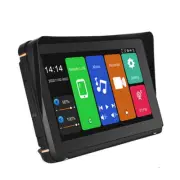 Motorcycle Stereo Bluetooth Touch Screen Radio GPS Nav USB For CarPlay Android