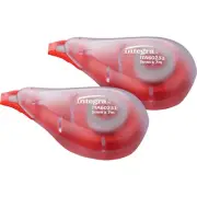 Integra Mini Correction Tape 1/5"x197" 2/PK Transparent Dispenser 60231