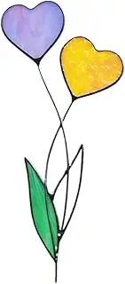 Color Metal Heart Stake - Heart Flower Metal StaysMore elaborate and look great. It has a very image and is very bringing a spring romance to your home. It is also popular among all.