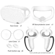 Silicone Protective Cover Shell Case for VR Headset Head Face Cover Eye Pad Han