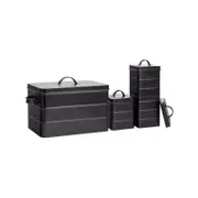Harbour Housewares Vintage Metal Storage Canister 4pc Set