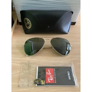 Ray-Ban RB3025 L0205 金框 飛行員 雷朋 太陽眼鏡 捍衛戰士