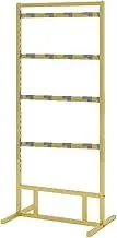 4 Floors Display Stand, Slipper Rack, Multifunction Socks Underwear Gloves Ornament Retail Store Storage Rack, Boutique Clothing Store Organizer, Height Adjustable (Color : Gold, Size :