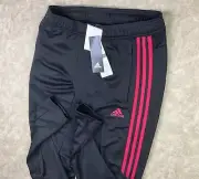 Adidas Tiro 17 Track Pants Joggers Climacool Black Energy CF3612 Women Sz S NWT