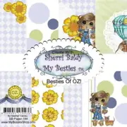 NEW My-Besties SCRAPBOOK PAPER PACK SET 6 X 6" one sided BESTIES OF OZ