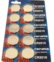 CR 2016 RENATA WATCH BATTERY (10 piece) ECR2016 FREE SHIPPING Authorized Seller