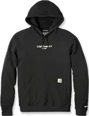 Carhartt Force Relaxed Fit Lightweight Logo Graphic Sweatshirt, black, Size L for Men