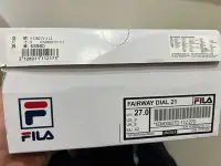 在飛比找Yahoo!奇摩拍賣優惠-全新FILA Fairway Dial 21 男高爾夫球鞋 