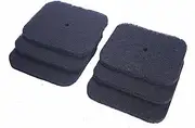 LTWHOME Replacement Carbon Filter fit for Catit Hooded and Jumbo Hooded Cat Pans Codes 50695, 50696, 50700, 50701, 50702 (Pack of 6)