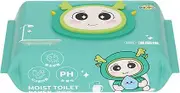 Person Label Size Wipes, Flushable Wipes Travel Size - 80 Wipes Extra Large EDI Pure Water Personal Wipes | Eco-Friendly, Non-Stick, Quick-Drying Hygienic Care Wipes