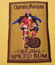 Captain Morgan Spiced Rum New Embroidered Patch approx. 2.75x4"