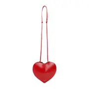 [AlaÏA] AlaÏA-Red Coeur Leather Bag-Donna OS OS
