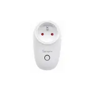 S26 WiFi Smart Power Plug Socket Wireless Remote Control Timer Power Switch, Compatible with Alexa and Google Home, Support iOS and Android, EU Type F Plug