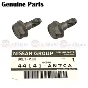 GENUINE Pathfinder R51 Pulsar B17 C12 N15 N16 Brake Caliper Sliding Pin Bolt x2