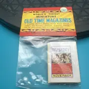 New Merrimack Miniature Old Time Magazines #1749S 5 pc. Dollhouse Furniture