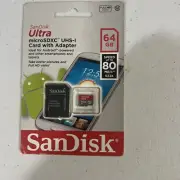 SanDisk 64GB Ultra Micro SD XC Class 10 Memory Card for LG Stylo 4, 5, Stylo 6