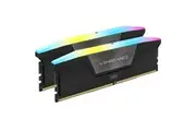 CORSAIR Vengeance RGB 64GB (2x32GB) DDR5 UDIMM 6000MHz C40 1.35V Desktop Gaming Memory Black